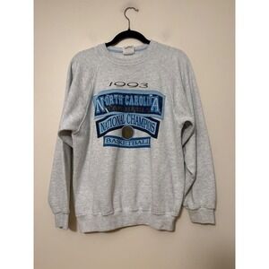 Vintage 1993 North Carolina Tar Heels National Champions Sweatshirt Santee Large